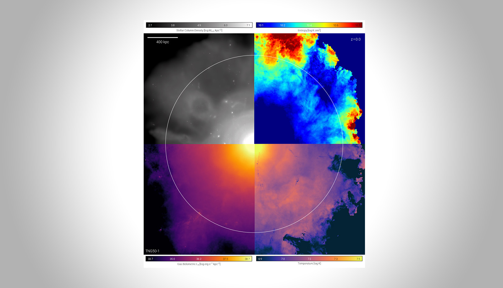 Wolkig mit Aussicht auf Regen: Simulationen des galaktischen Wetters